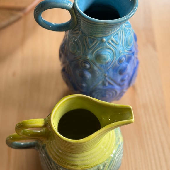 Two New Anthropologie Ceramic Pitcher - Picture 6 of 6